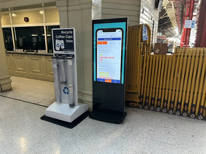 Touch-Terminal zur Wegweisung