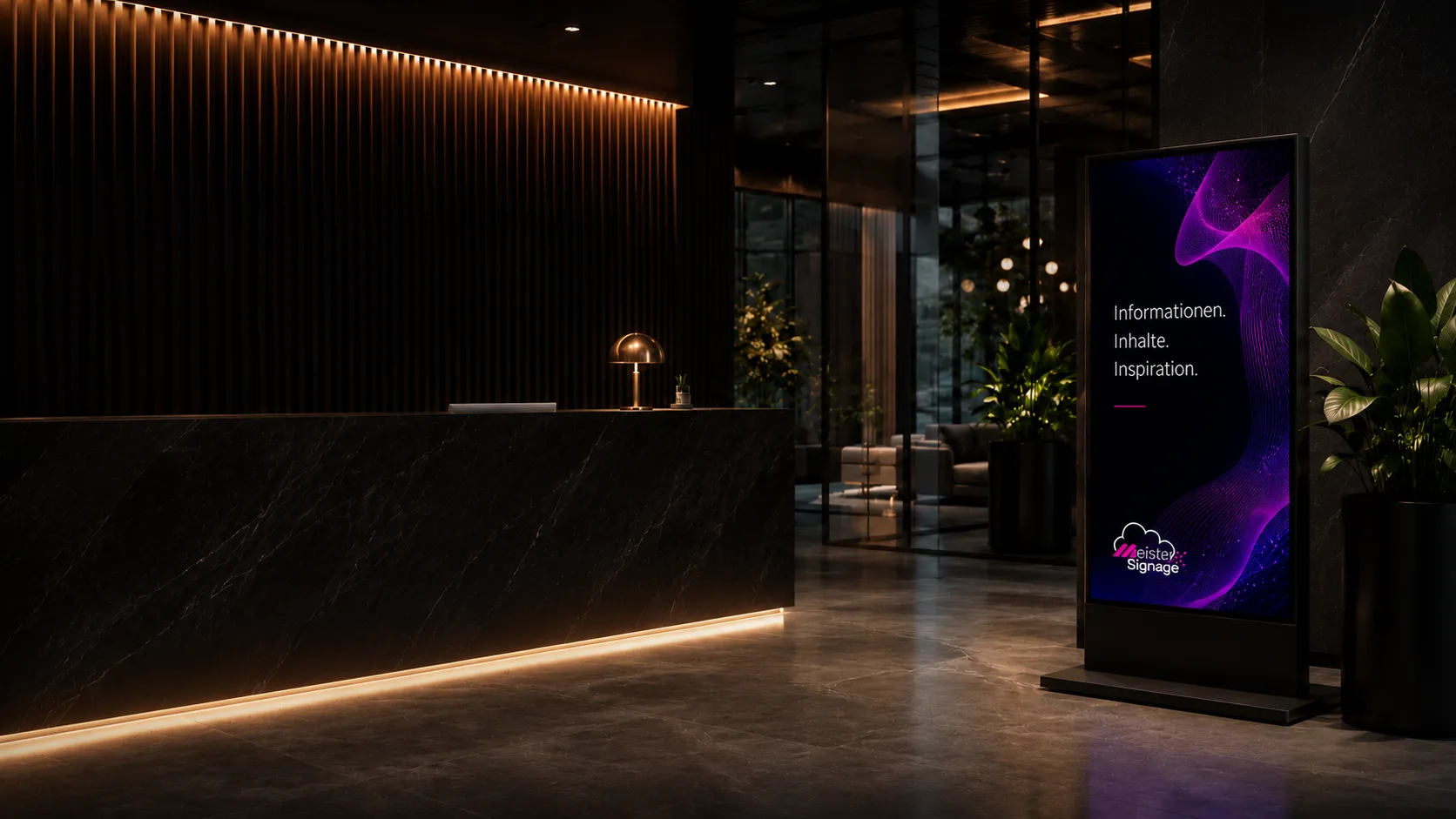 Digital Signage Schweiz – Beratung, Planung und Umsetzung von Meister Signage